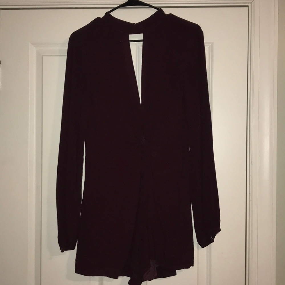 Long sleeve romper